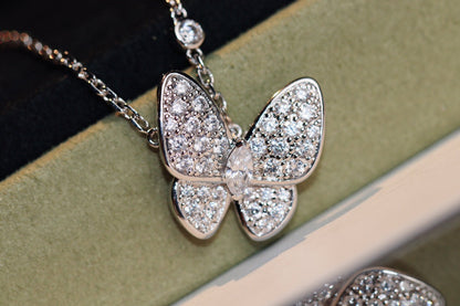 [BloomBling]BUTTERFLY DIAMOND NECKLACE