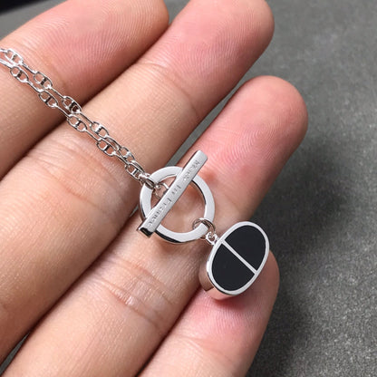 [BloomBling]CHAINE VERSO BLACK CERAMIC  NECKLACE