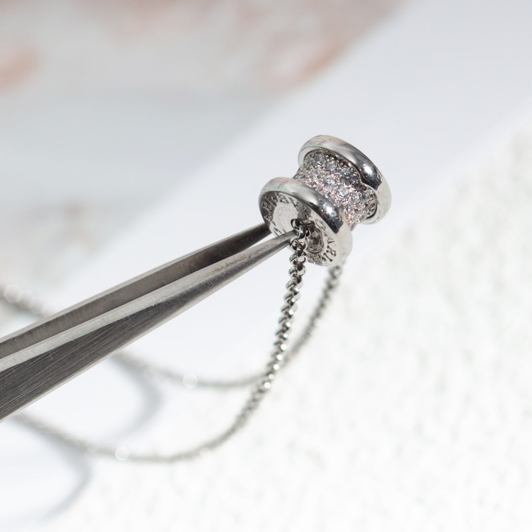 [BloomBling]ZERO 1 SILVER DIAMOND NECKLACE