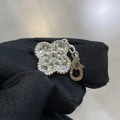 [BloomBling]CLOVER 5 MOTIFS  DIAMOND BRACELET SILVER