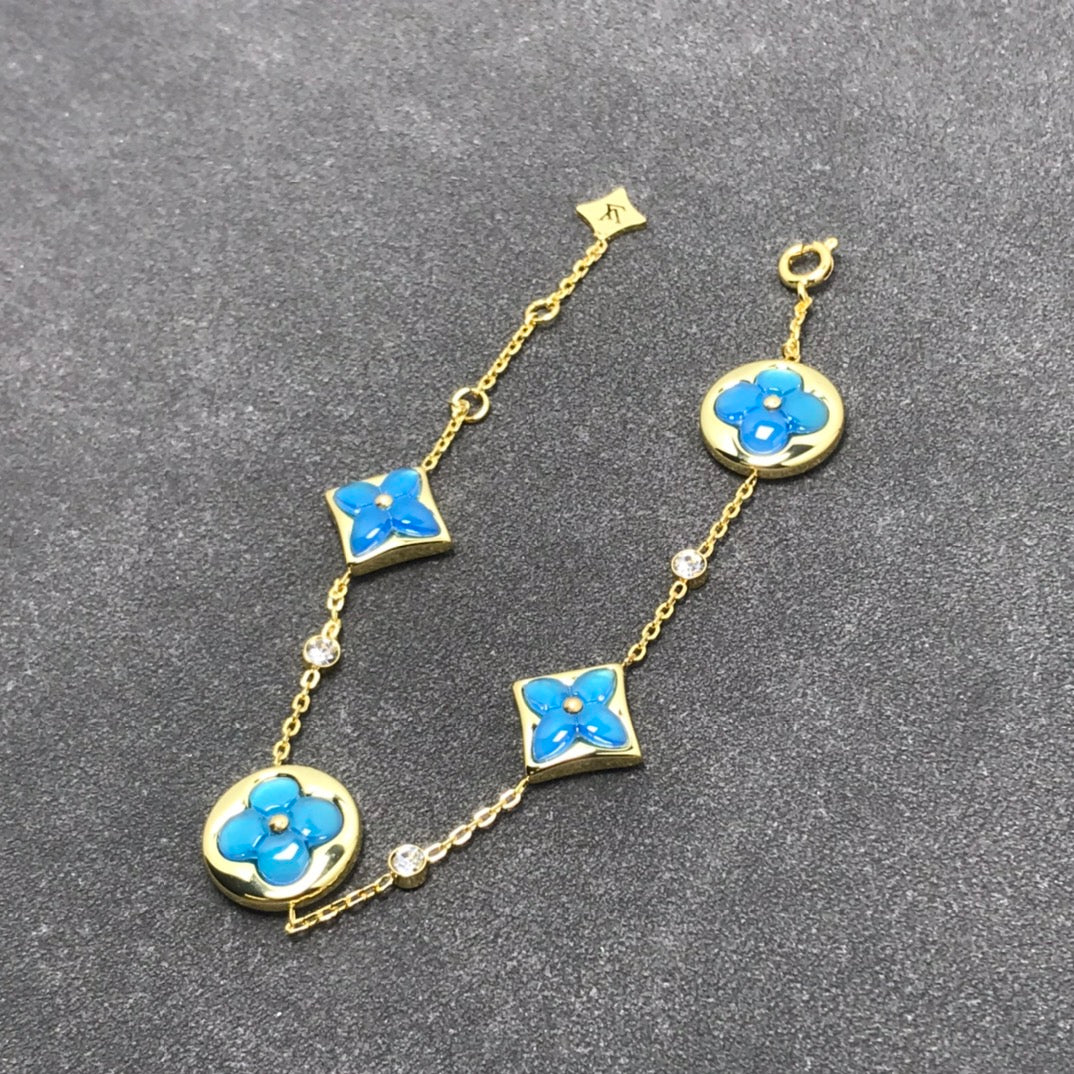 [BloomBling]STAR AND SUN TURQUOISE 4 MOTIFS 3 DIAMONDS
