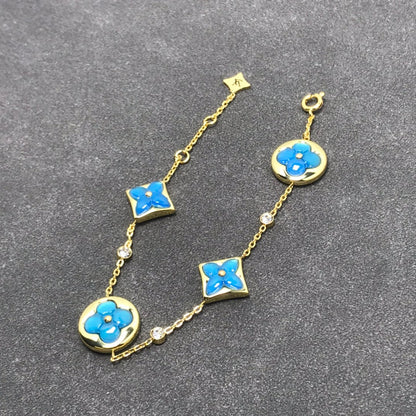 [BloomBling]STAR AND SUN TURQUOISE 4 MOTIFS 3 DIAMONDS
