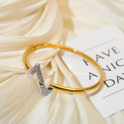 [BloomBling]VOLTE UPSITE DOWN GOLD DIAMOND BRACELET