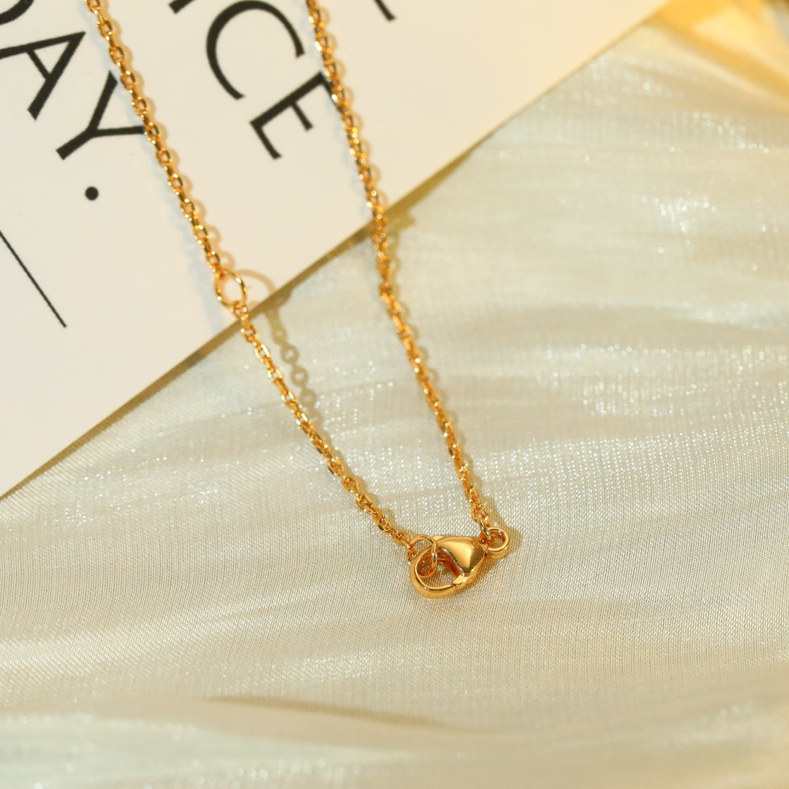 [BloomBling]VOLT SILVER DIAMOND PEDANT NECKLACE