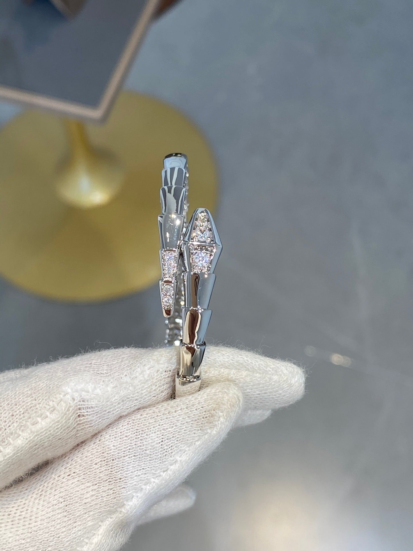 [BloomBling]SERPENTI BRACELET DIAMONDS SILVER