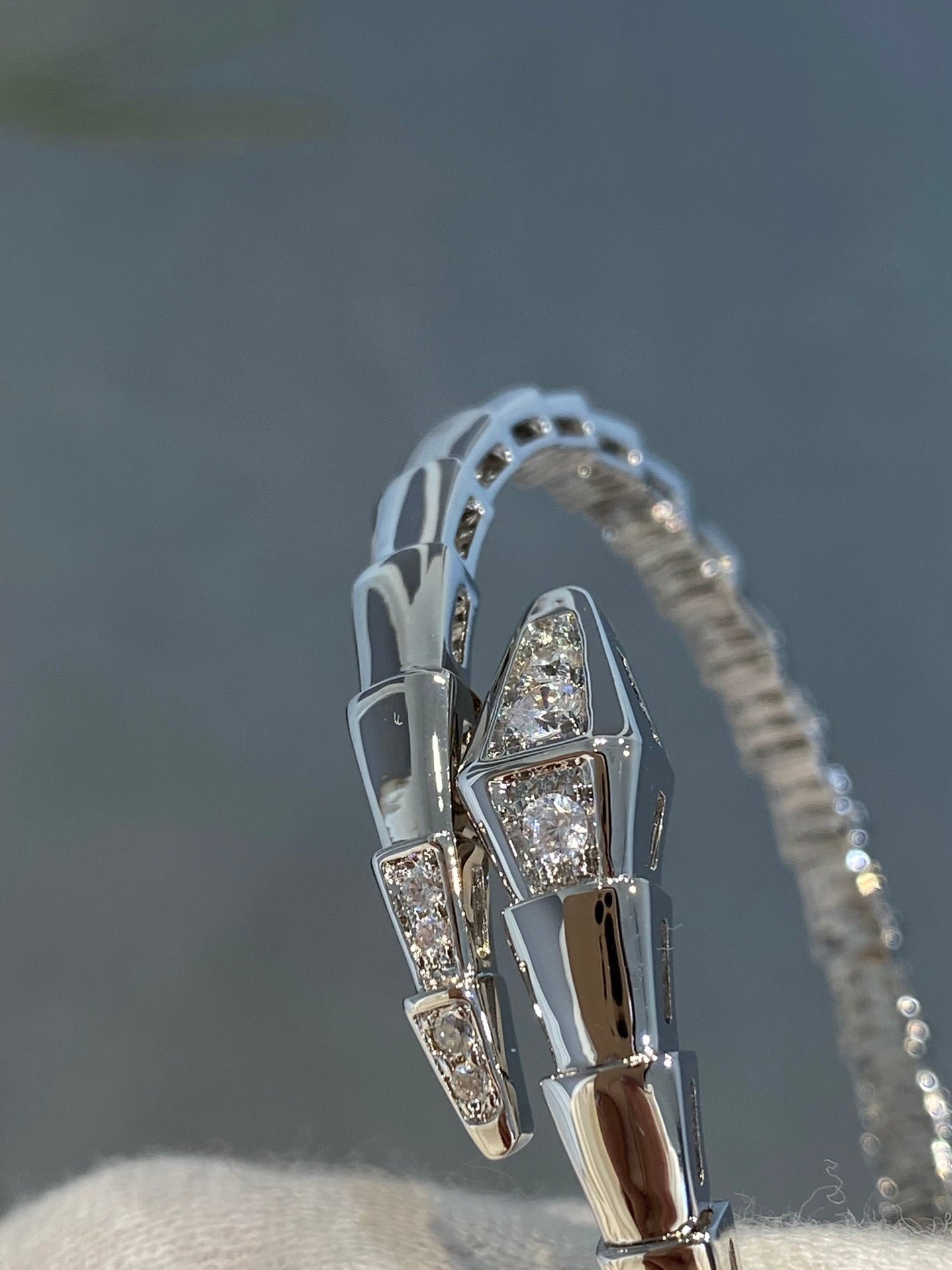 [BloomBling]SERPENTI BRACELET DIAMONDS SILVER