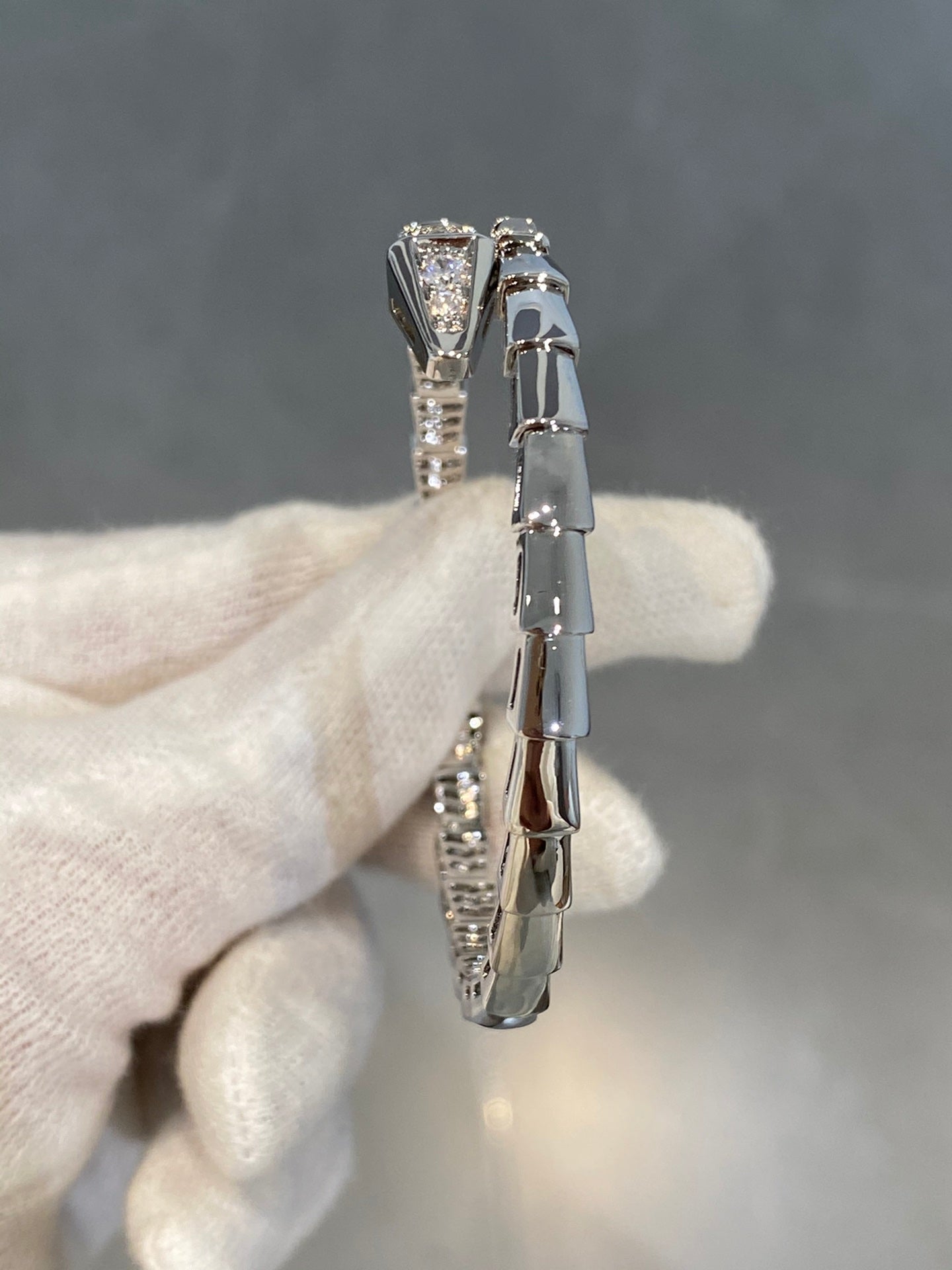 [BloomBling]SERPENTI BRACELET DIAMONDS SILVER