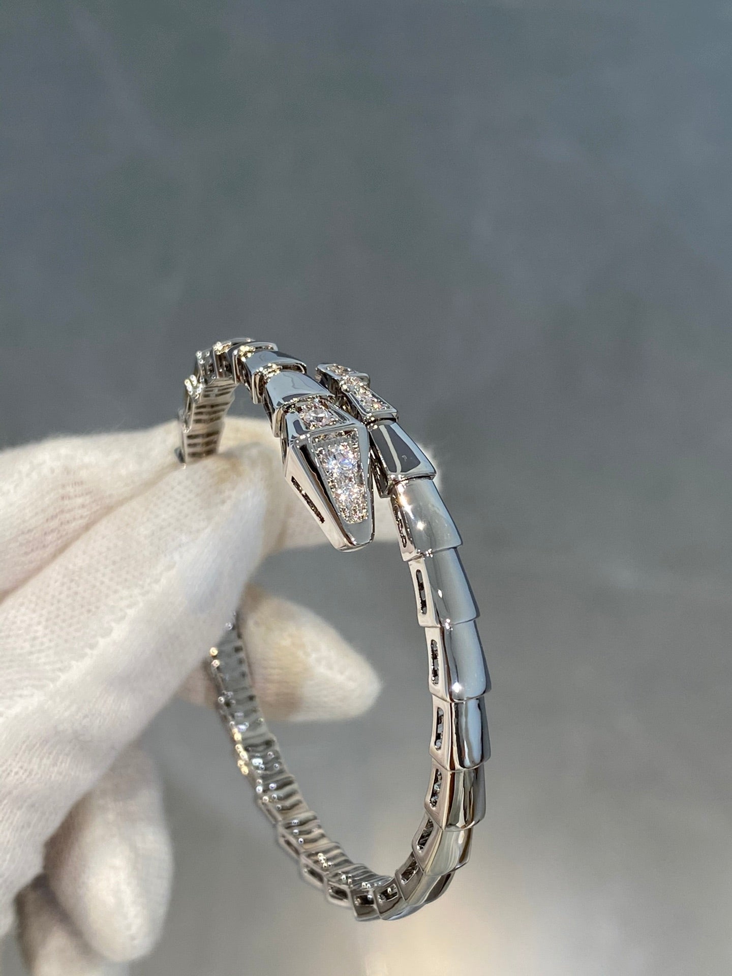 [BloomBling]SERPENTI BRACELET DIAMONDS SILVER