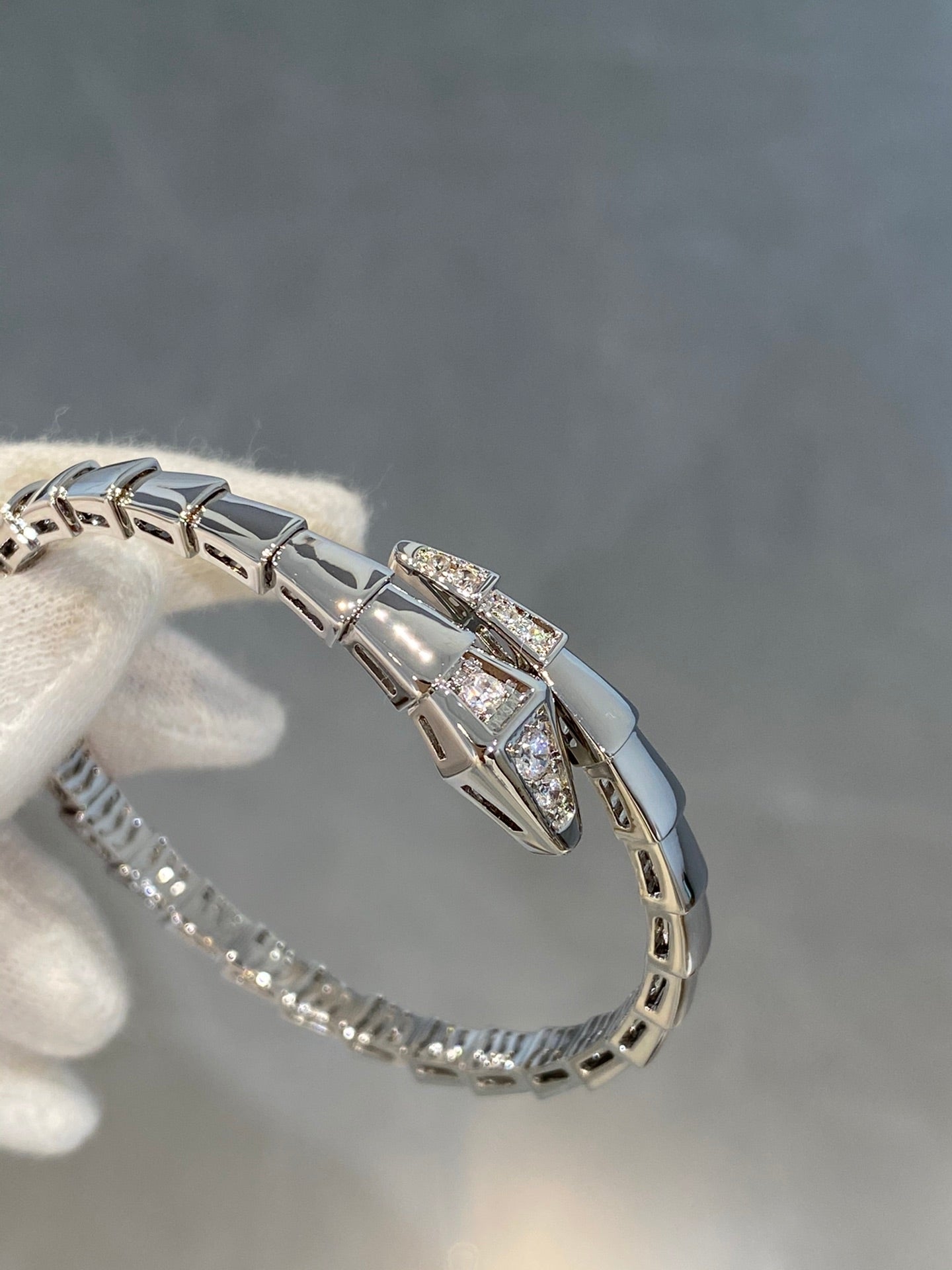 [BloomBling]SERPENTI BRACELET DIAMONDS SILVER