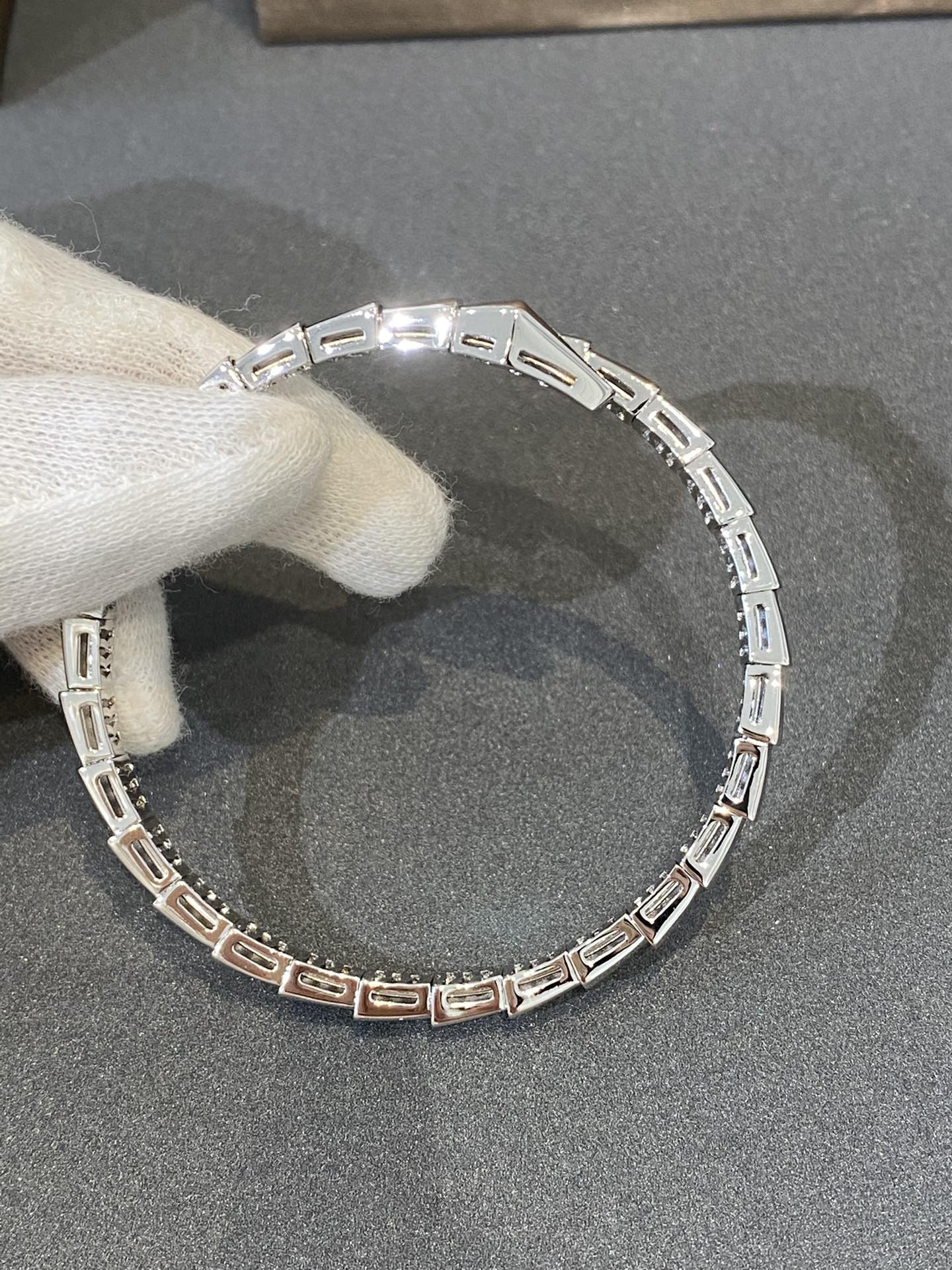 [BloomBling]SERPENTI BRACELET DIAMONDS SILVER