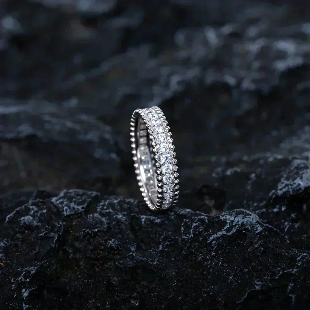 [BloomBling]PERLEE DIAMOND SILVER RING