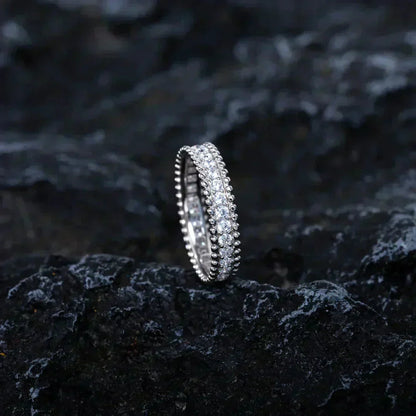 [BloomBling]PERLEE DIAMOND SILVER RING