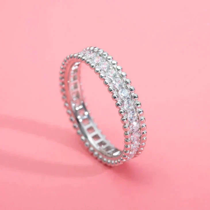 [BloomBling]PERLEE DIAMOND SILVER RING