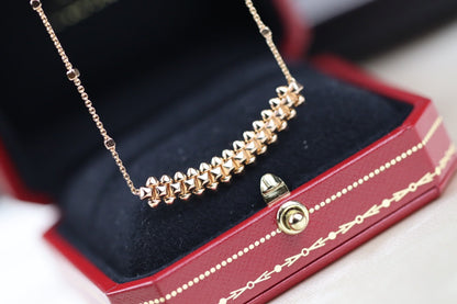 [BloomBling]CLASH PINK GOLD NECKLACE