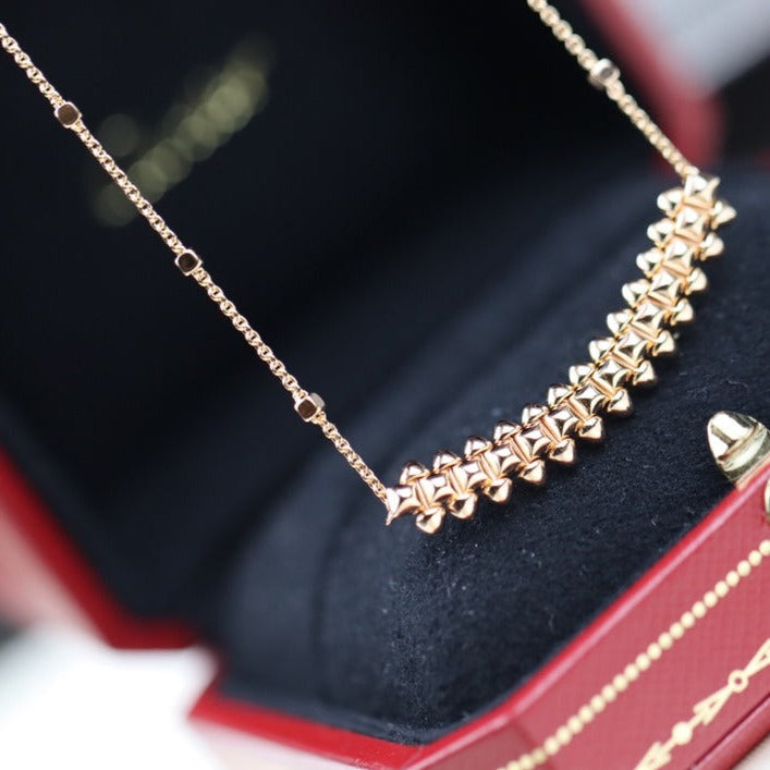 [BloomBling]CLASH PINK GOLD NECKLACE