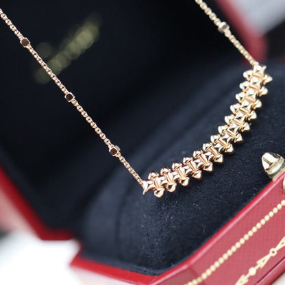 [BloomBling]CLASH PINK GOLD NECKLACE
