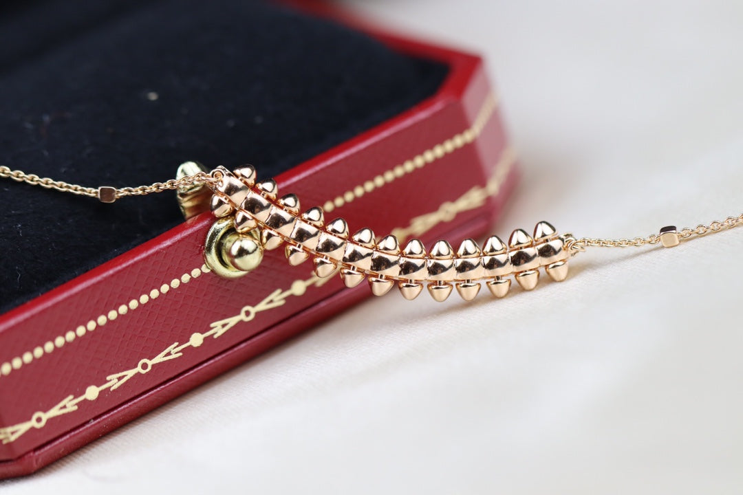 [BloomBling]CLASH PINK GOLD NECKLACE