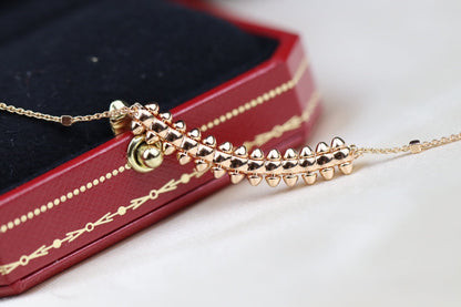[BloomBling]CLASH PINK GOLD NECKLACE