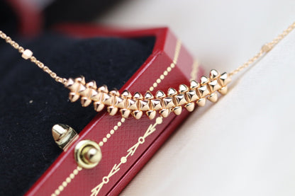[BloomBling]CLASH PINK GOLD NECKLACE