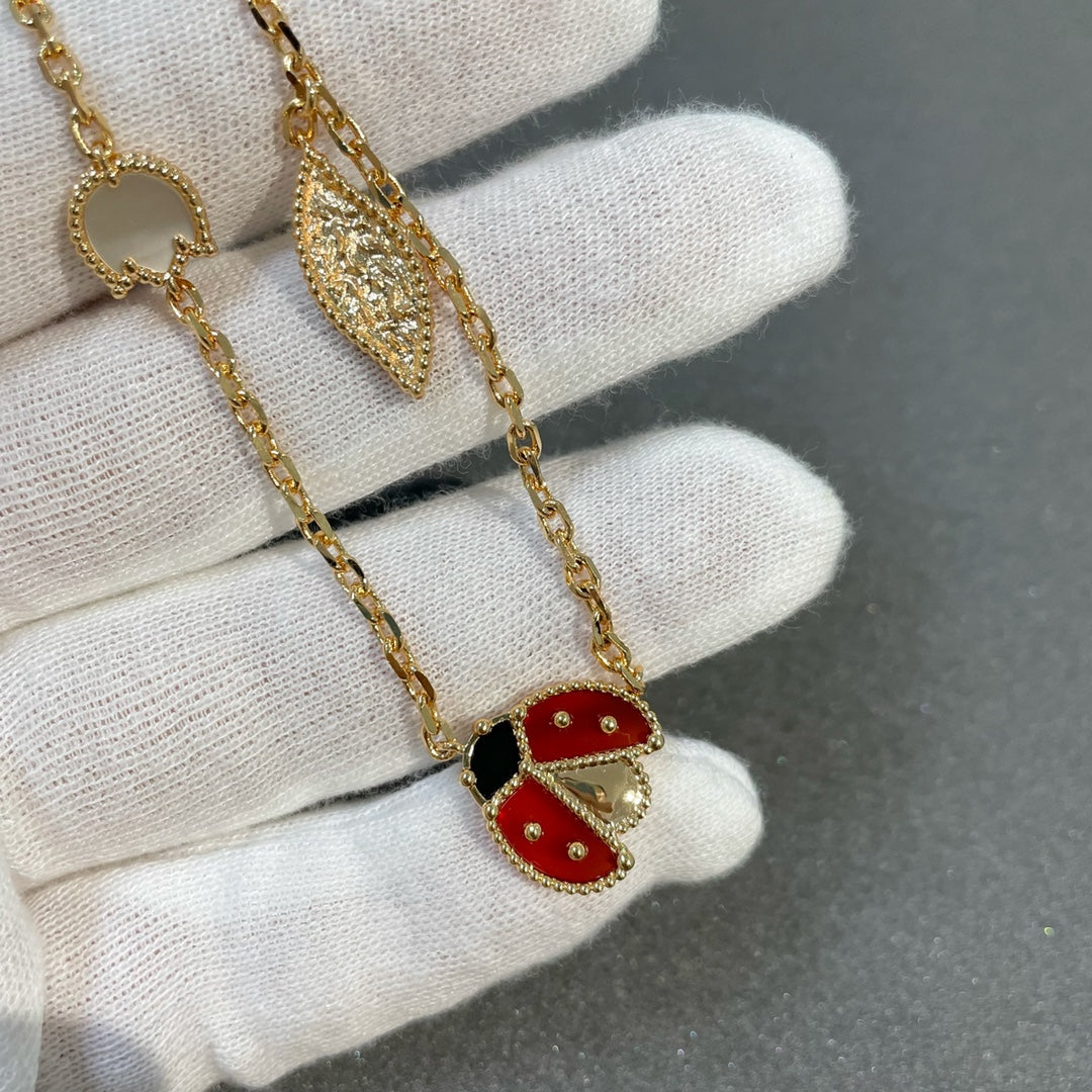 [BloomBling]LUCKY SPRING 15 MOTIFS GOLD NECKLACE