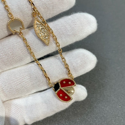 [BloomBling]LUCKY SPRING 15 MOTIFS GOLD NECKLACE