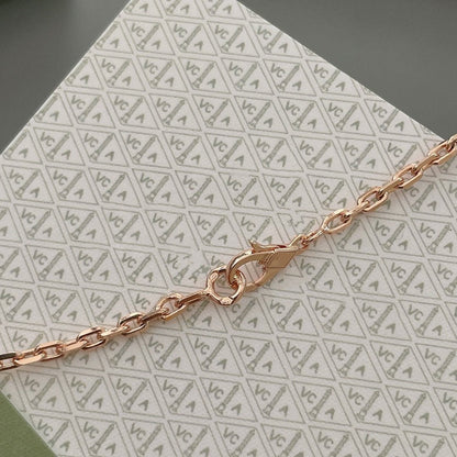 [BloomBling]LUCKY SPRING 15 MOTIFS ROSE GOLD NECKLACE