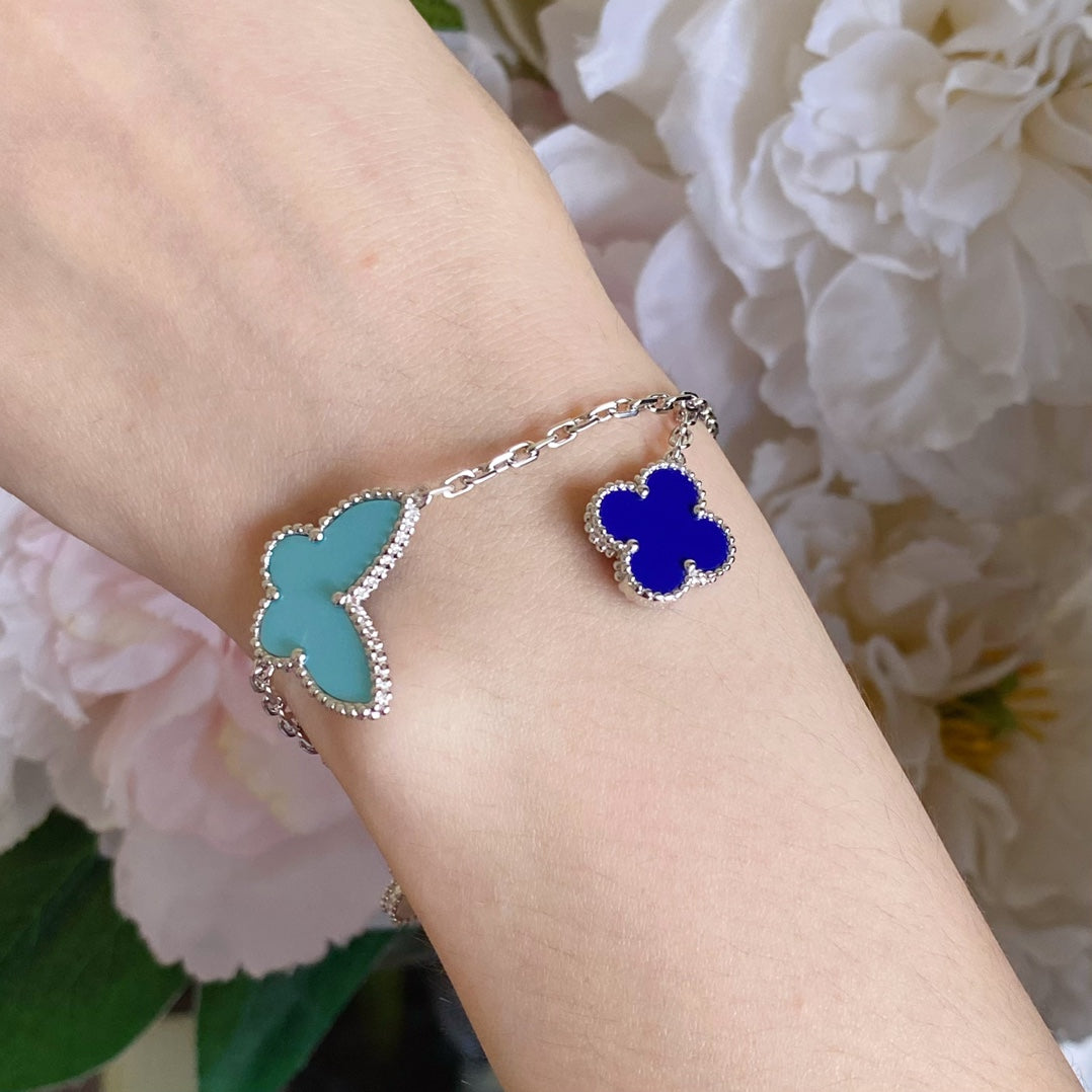 [BloomBling]LUCKY SPRING SILVER BRACELET 4 MOTIF