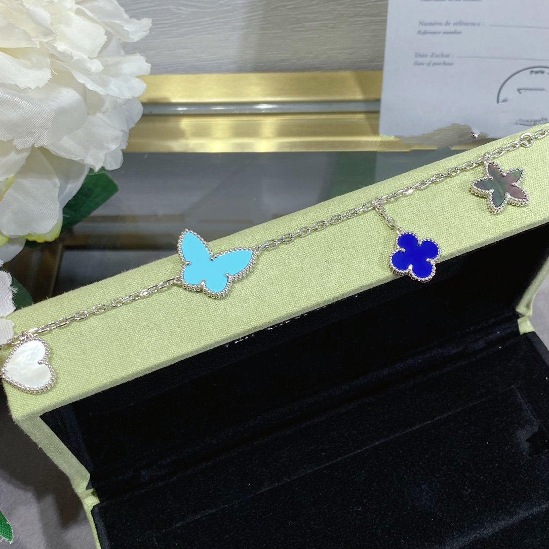 [BloomBling]LUCKY SPRING SILVER BRACELET 4 MOTIF