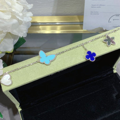 [BloomBling]LUCKY SPRING SILVER BRACELET 4 MOTIF