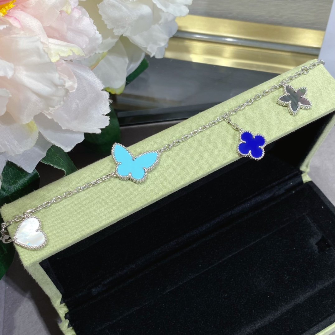 [BloomBling]LUCKY SPRING SILVER BRACELET 4 MOTIF