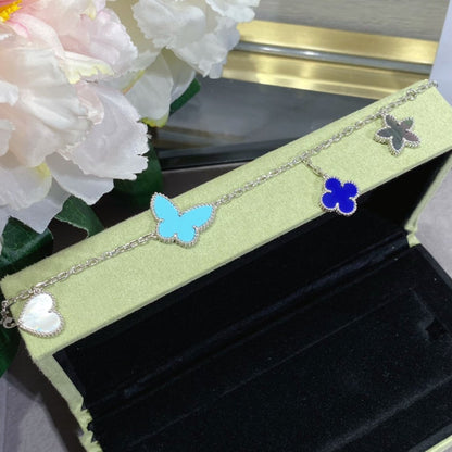 [BloomBling]LUCKY SPRING SILVER BRACELET 4 MOTIF
