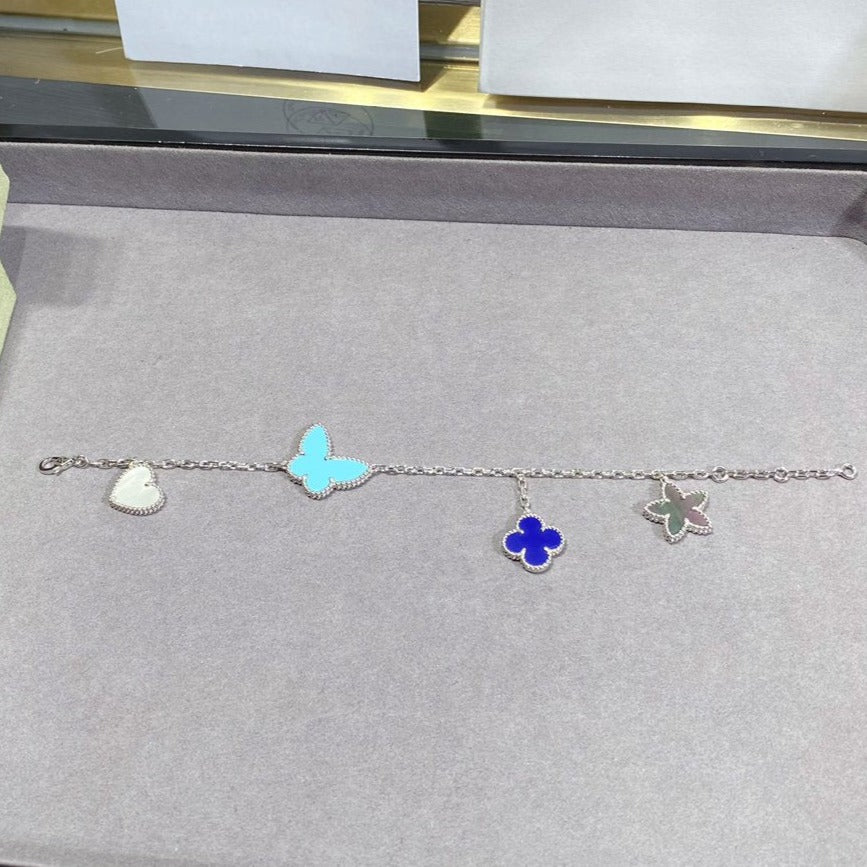 [BloomBling]LUCKY SPRING SILVER BRACELET 4 MOTIF