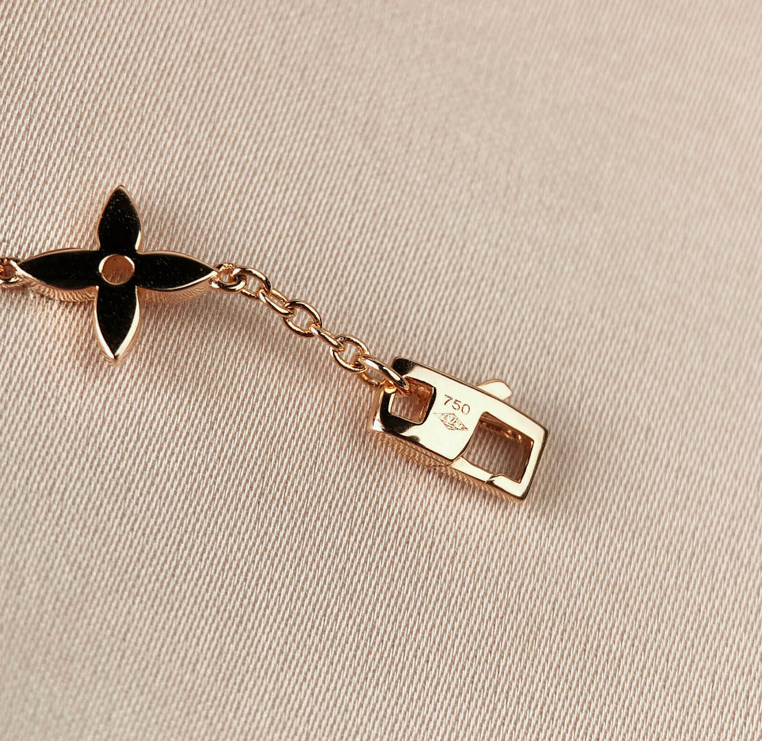 [BloomBling]STAR AND SUN 7 MOTIFS GOLD BRACELET