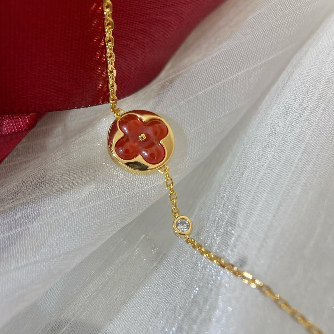 [BloomBling]SUN PEDANT CARNELIAN BRACELET