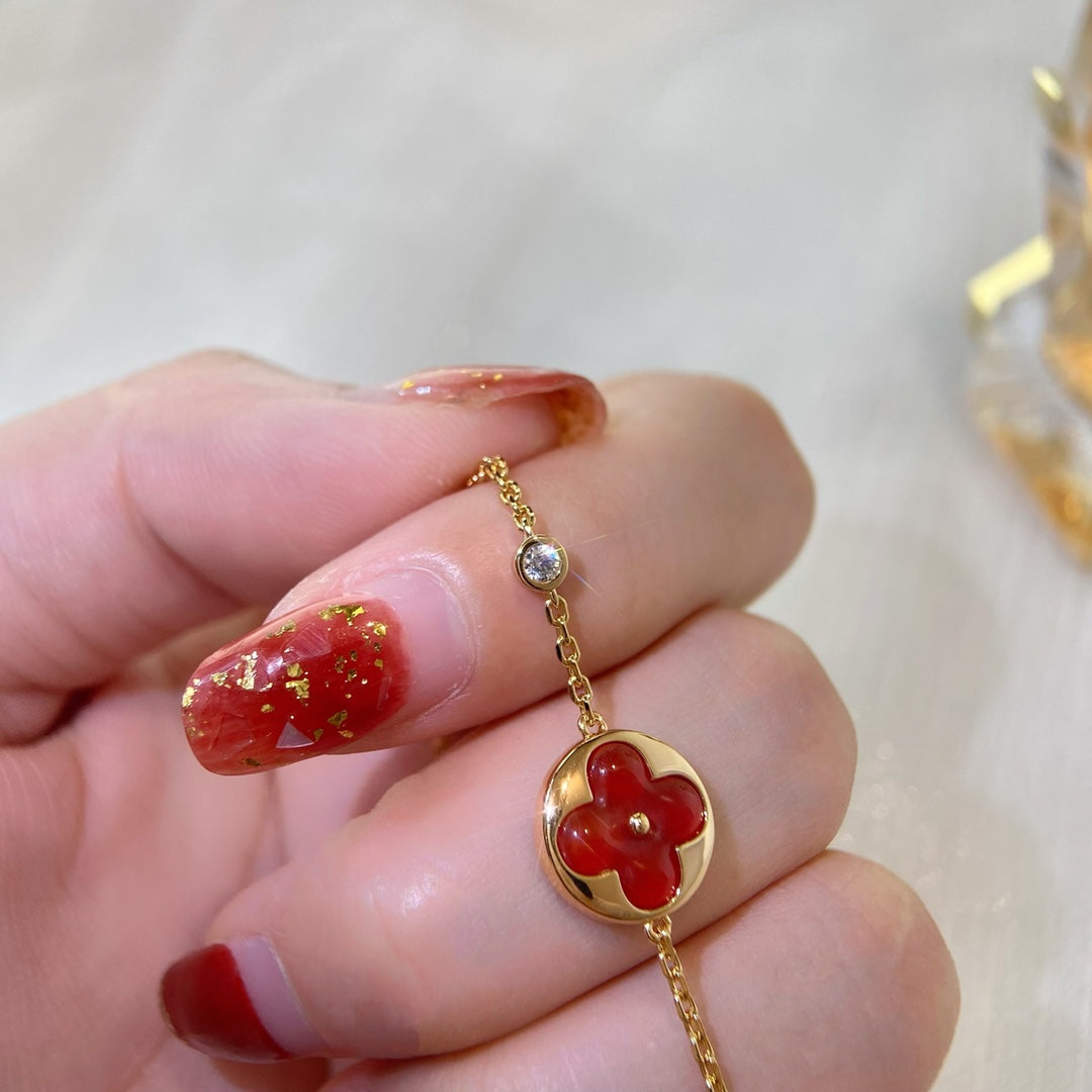 [BloomBling]SUN PEDANT CARNELIAN BRACELET