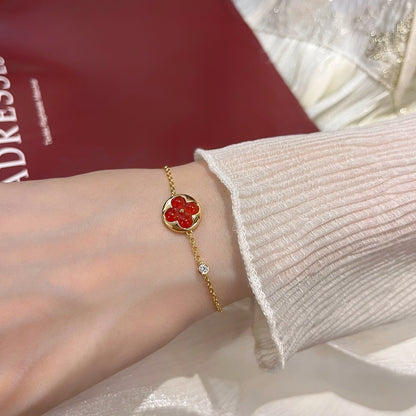 [BloomBling]SUN PEDANT CARNELIAN BRACELET