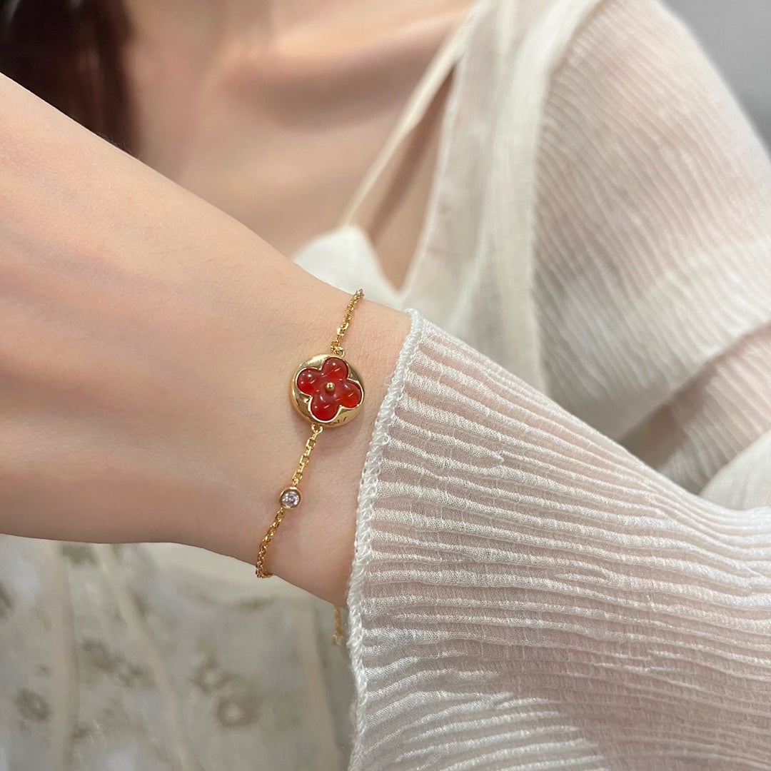 [BloomBling]SUN PEDANT CARNELIAN BRACELET