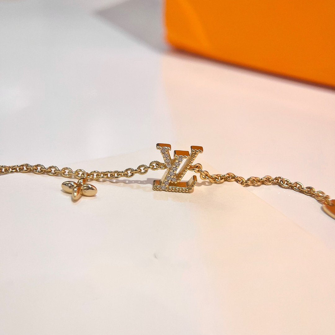 [BloomBling]LOGO STAR MOTIF GOLD BRACELET