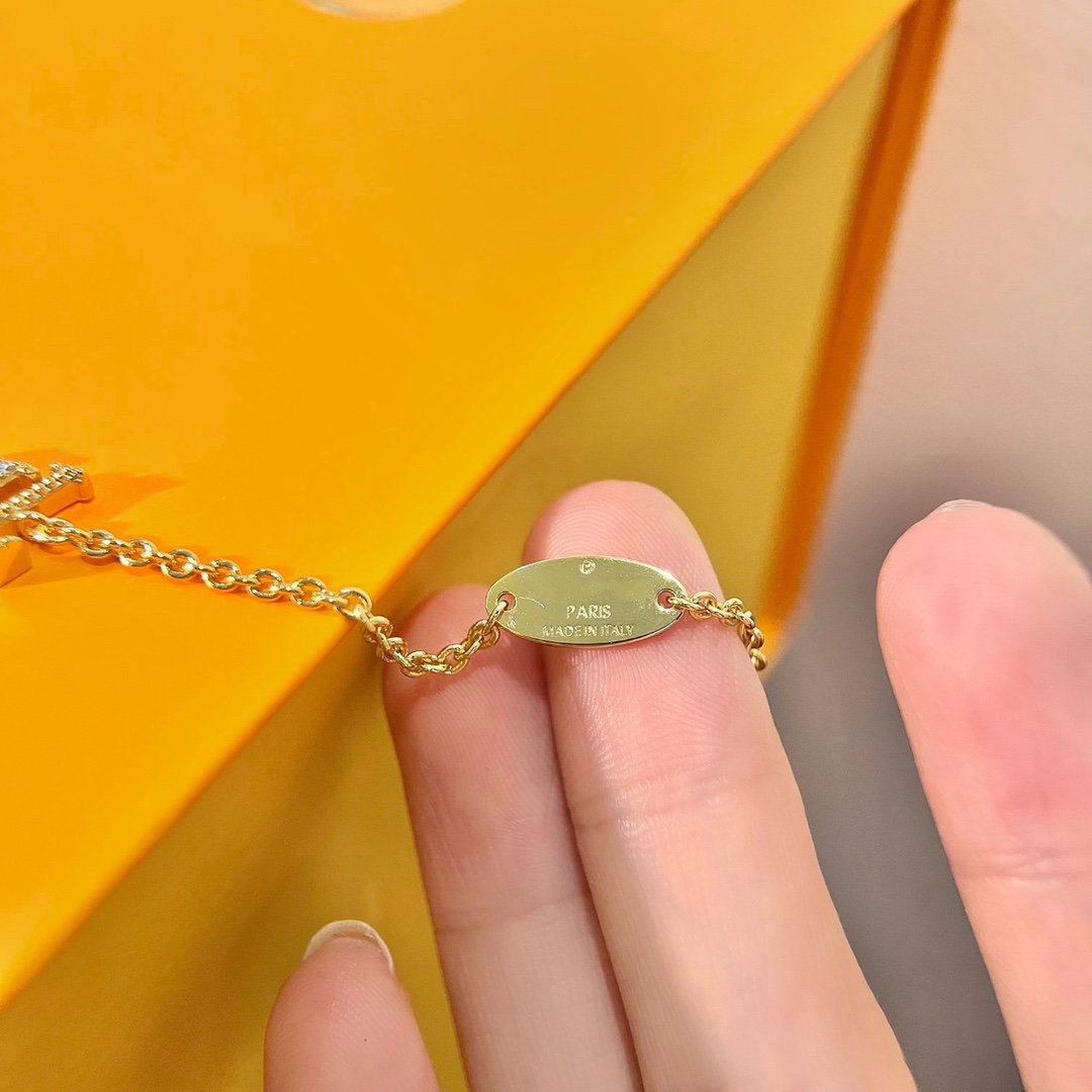 [BloomBling]LOGO STAR MOTIF GOLD BRACELET
