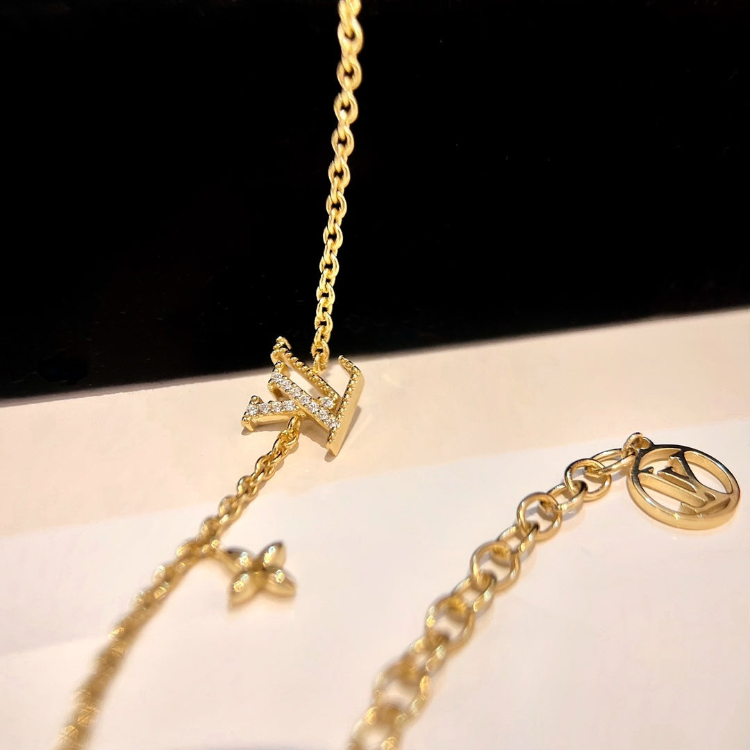 [BloomBling]LOGO STAR MOTIF GOLD BRACELET