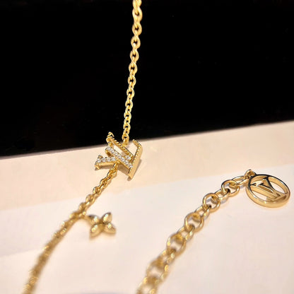 [BloomBling]LOGO STAR MOTIF GOLD BRACELET
