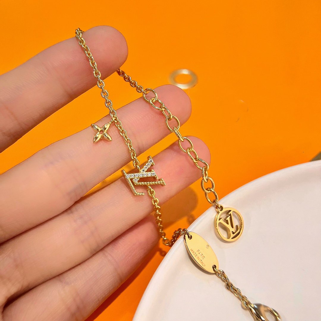 [BloomBling]LOGO STAR MOTIF GOLD BRACELET
