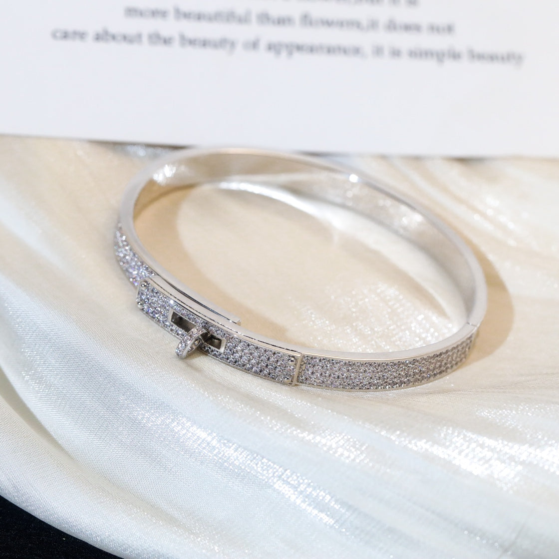 [BloomBling]KELLY BRACELET DIAMOND PAVED