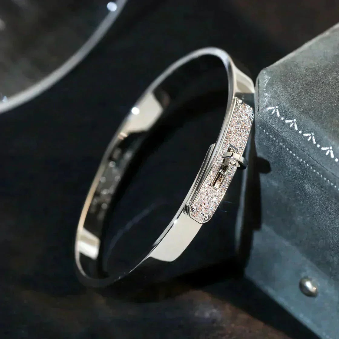 [BloomBling]KELLY SILVER DIAMOND BRACELET