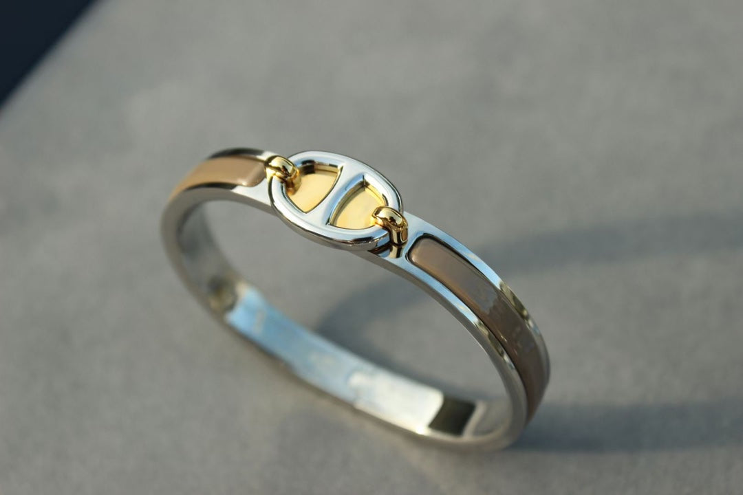 [BloomBling]CLIC CHAINE SILVER BRACELET