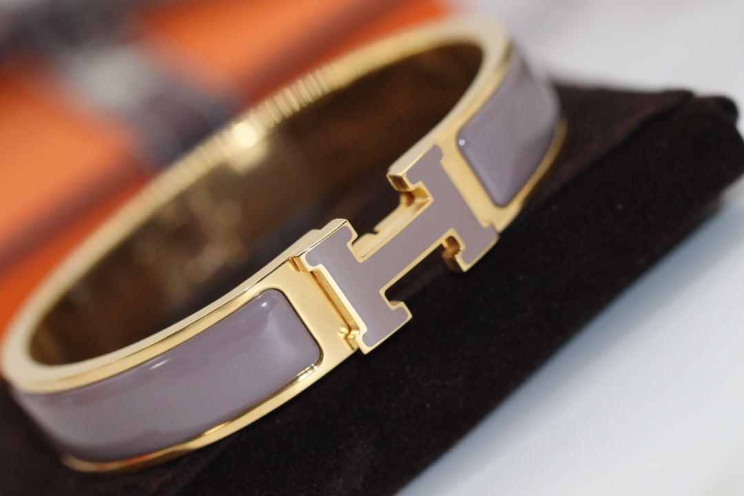 [BloomBling]H BRACELET 12MM BROWN
