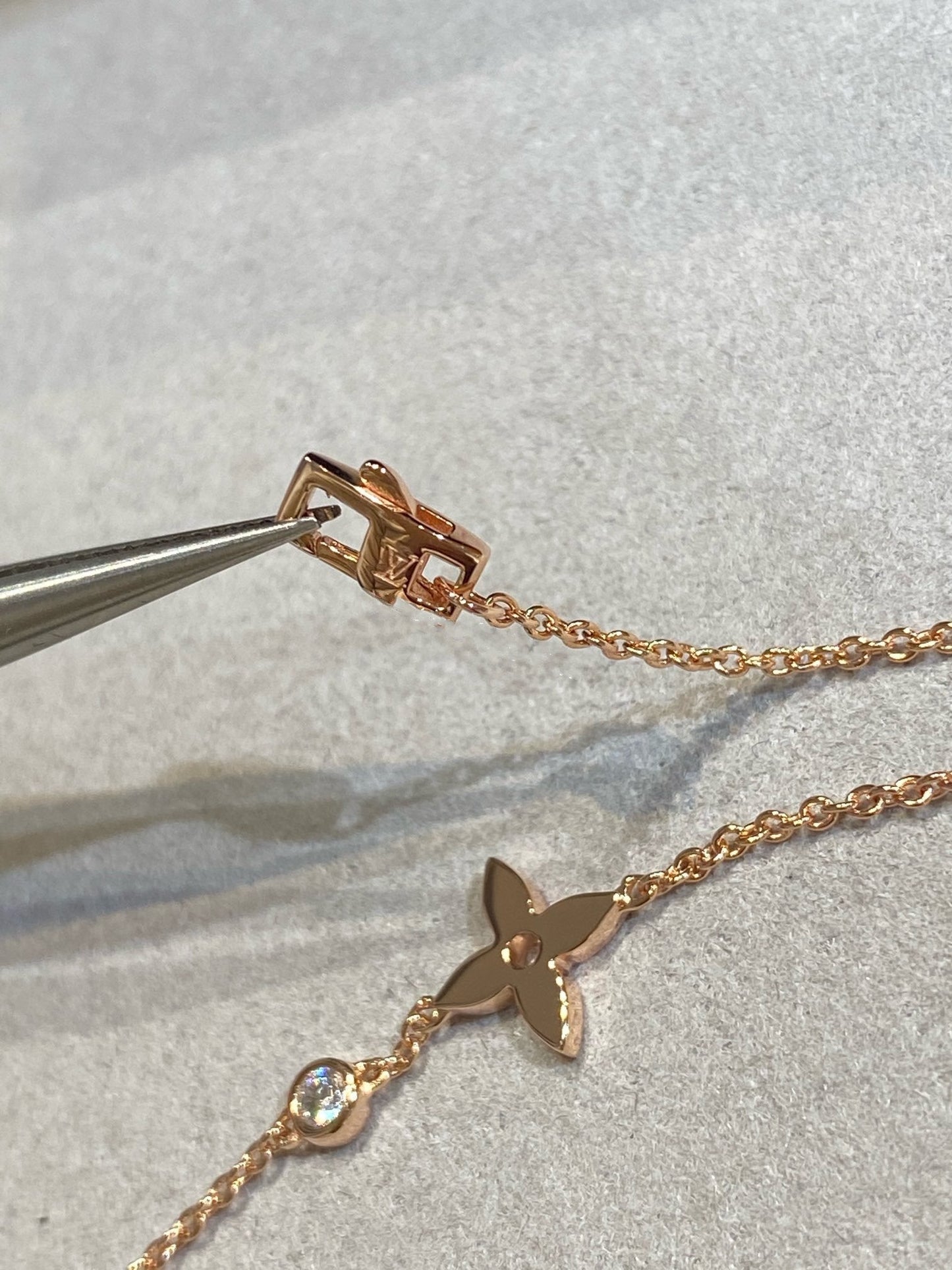 [BloomBling]STAR DIAMOND PINK GOLD BRACELET