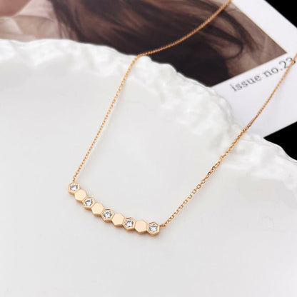 [BloomBling]BEE MY LOVE DIAMOND NECKLACE