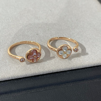 [BloomBling]SUN 1 DIAMOND PINK MOP RING