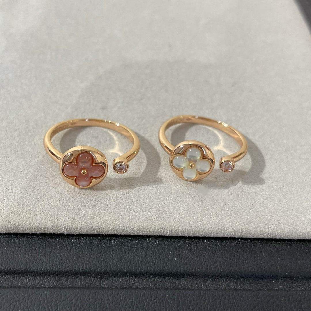 [BloomBling]SUN 1 DIAMOND PINK MOP RING